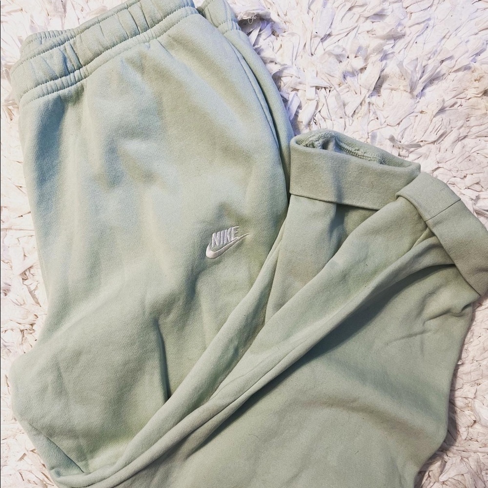 Seafoam Nike joggers! Great condition and super comfy material!